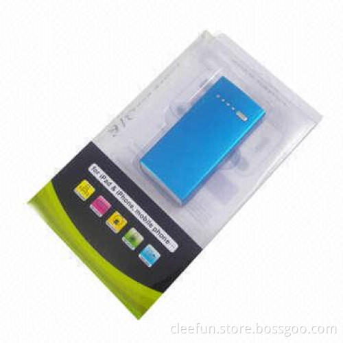 Metallic External Power Bank with LED Light for Emergency, 5- to 6-hour Charging Time